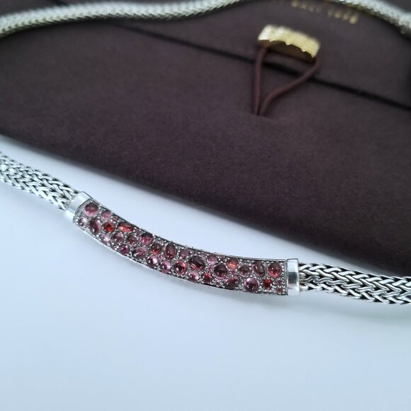 SOLD - JOHN HARDY *RARE* Raspberry Lava Tourmaline Necklace - 18" - New! $1495 - Picture 3 of 8